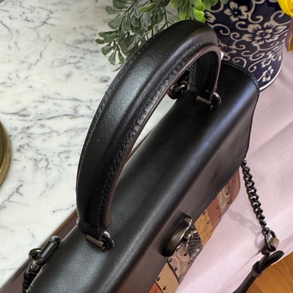 Coach Parker Exotic Top Handle Suede interior PRISTINE - Picture 3 of 16